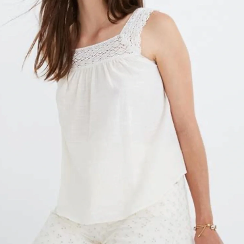 MADEWELL CROCHET TIE-BACK TOP - NWT! - Picture 2 of 3